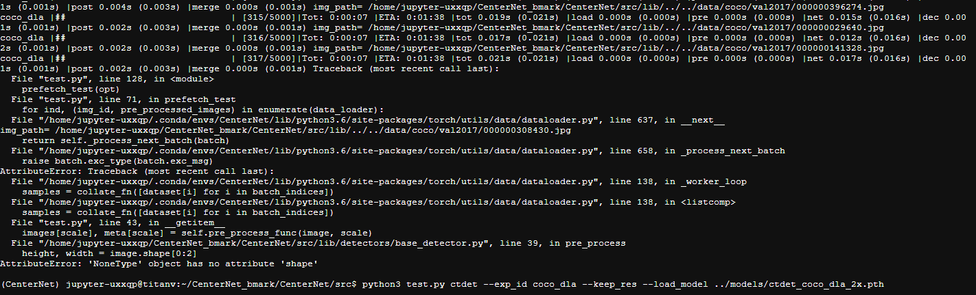 test error · Issue #28 · xingyizhou/CenterNet · GitHub