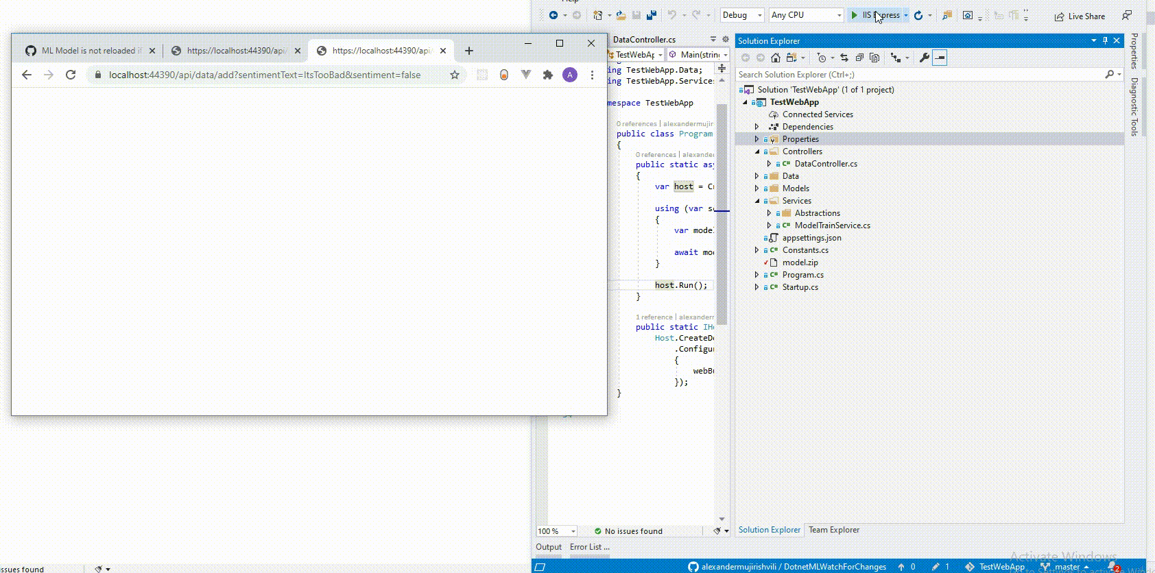 ML Model is not reloaded if prediction was made before · Issue #5350 ...