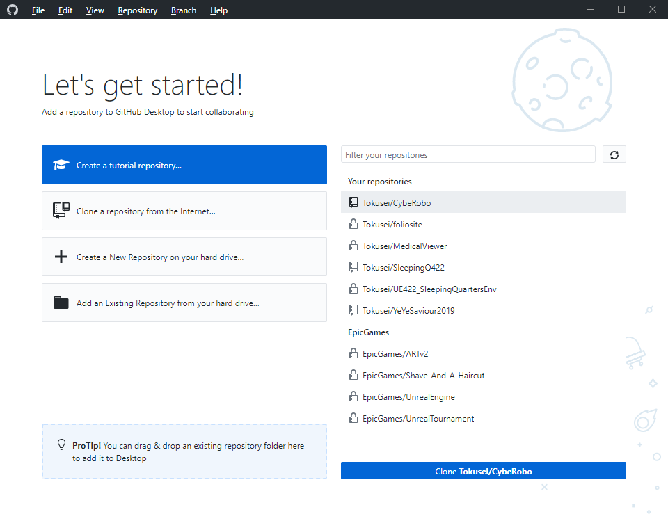 Clone starred projects · Issue #9119 · desktop/desktop · GitHub