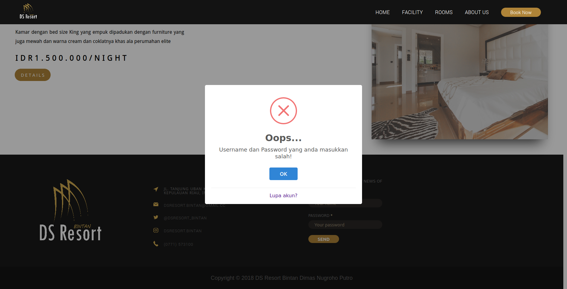 GitHub - dimasnugroho673/Hotel-and-Resort-Information-Website: Ini ...