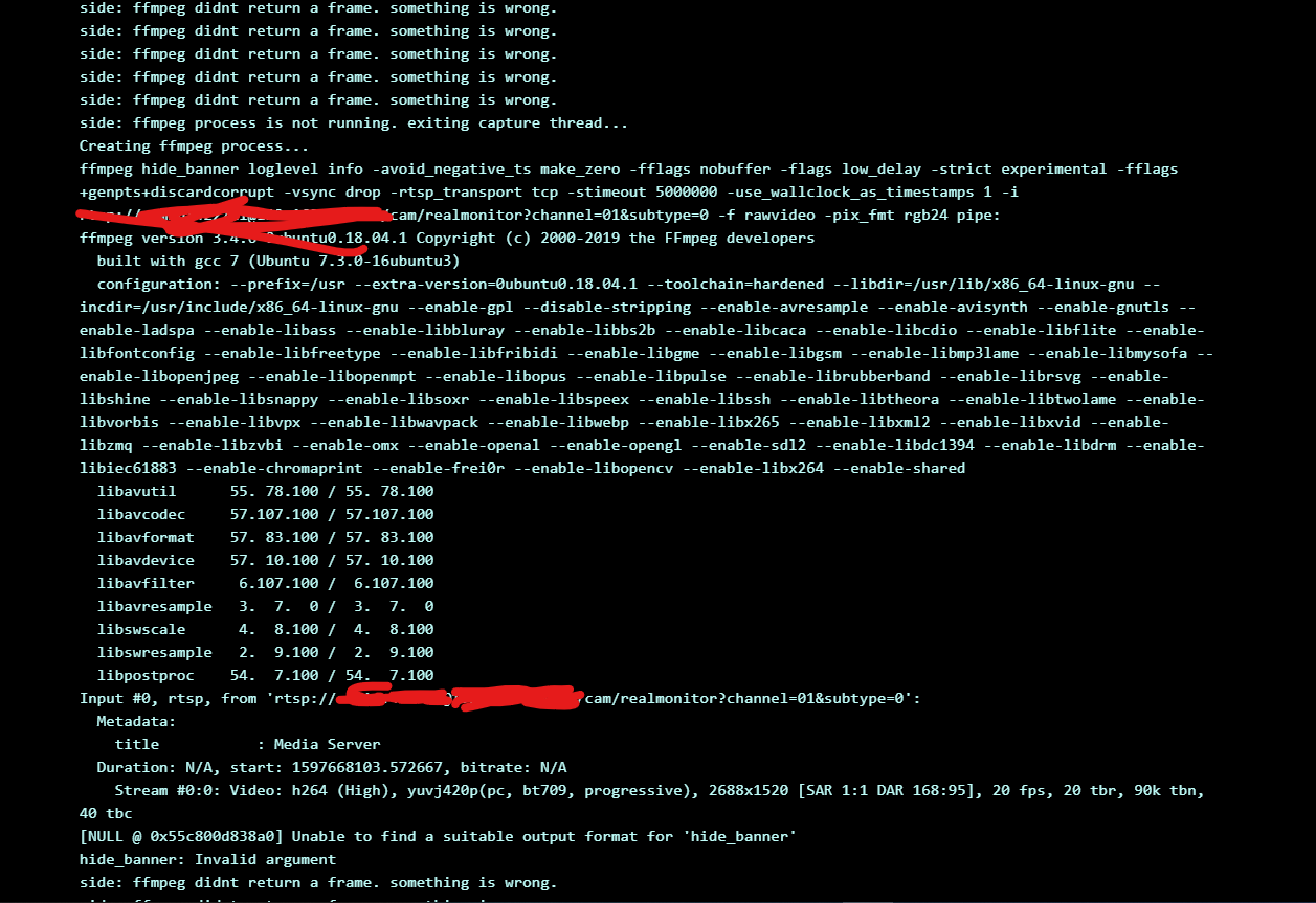 ffmpeg not working · Issue 184 · blakeblackshear/frigate · GitHub