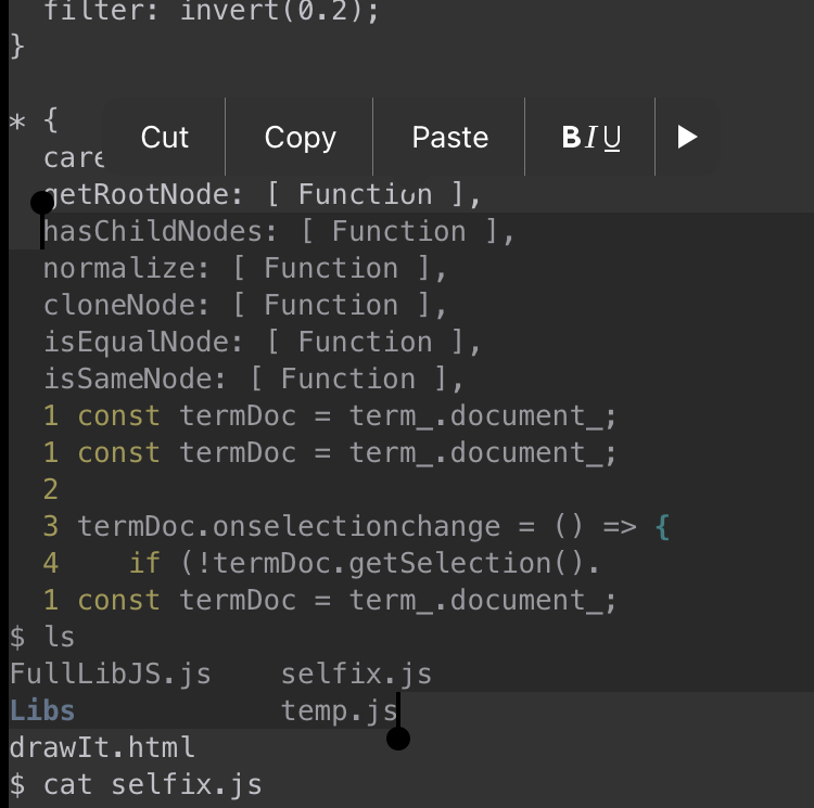 Be able to customize cursor shape · Issue #210 · holzschu/a-shell · GitHub