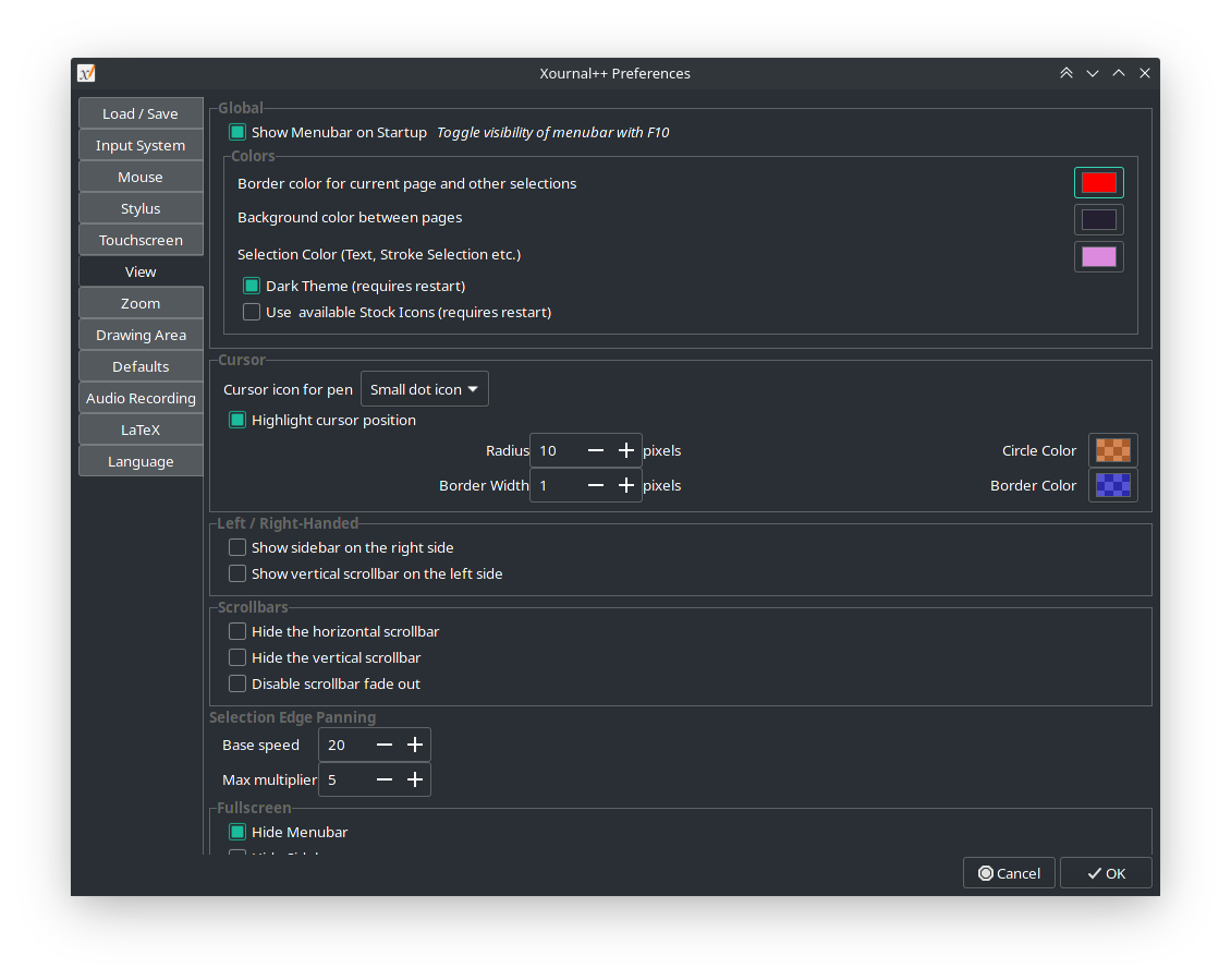 Red border line around pages · xournalpp xournalpp · Discussion 