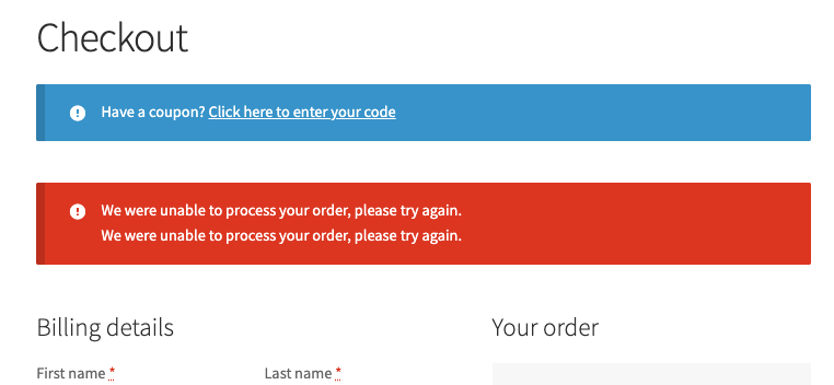 checkout: error: fatal: could not read username for... Session invalidated on checkout with subscription after credit card ...