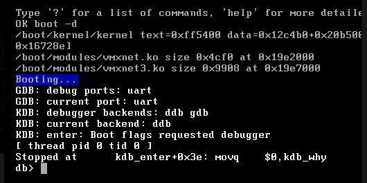 Boot Debugging