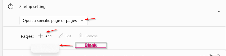Bug: The add pages menu in startup settings is empty · Issue #11018 ...