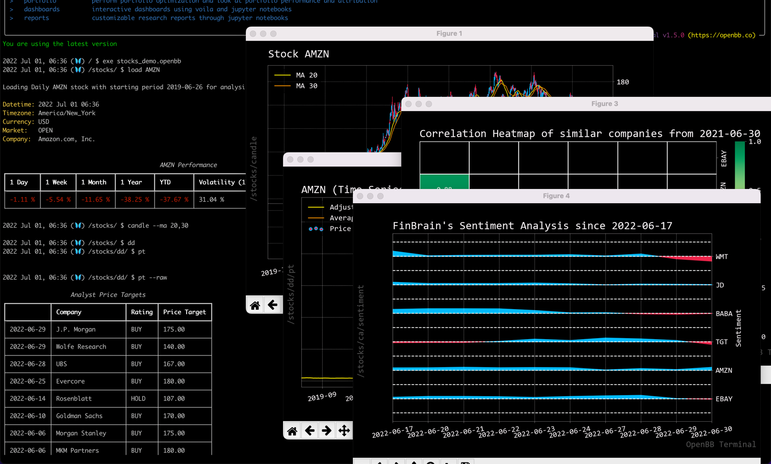 Script Stocks Demo OpenBB