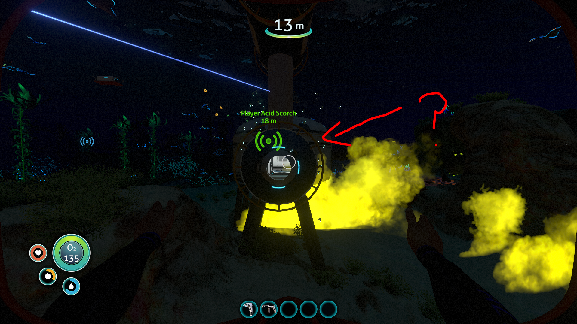 【稼働品】UNDER WATER Nitrox B.U.G AIRE910248 Problem with Nitrox while launching multiplayer. Subnautica