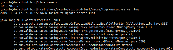 Errors in Nacos Cluster Deployment · Issue #568 · alibaba/nacos · GitHub