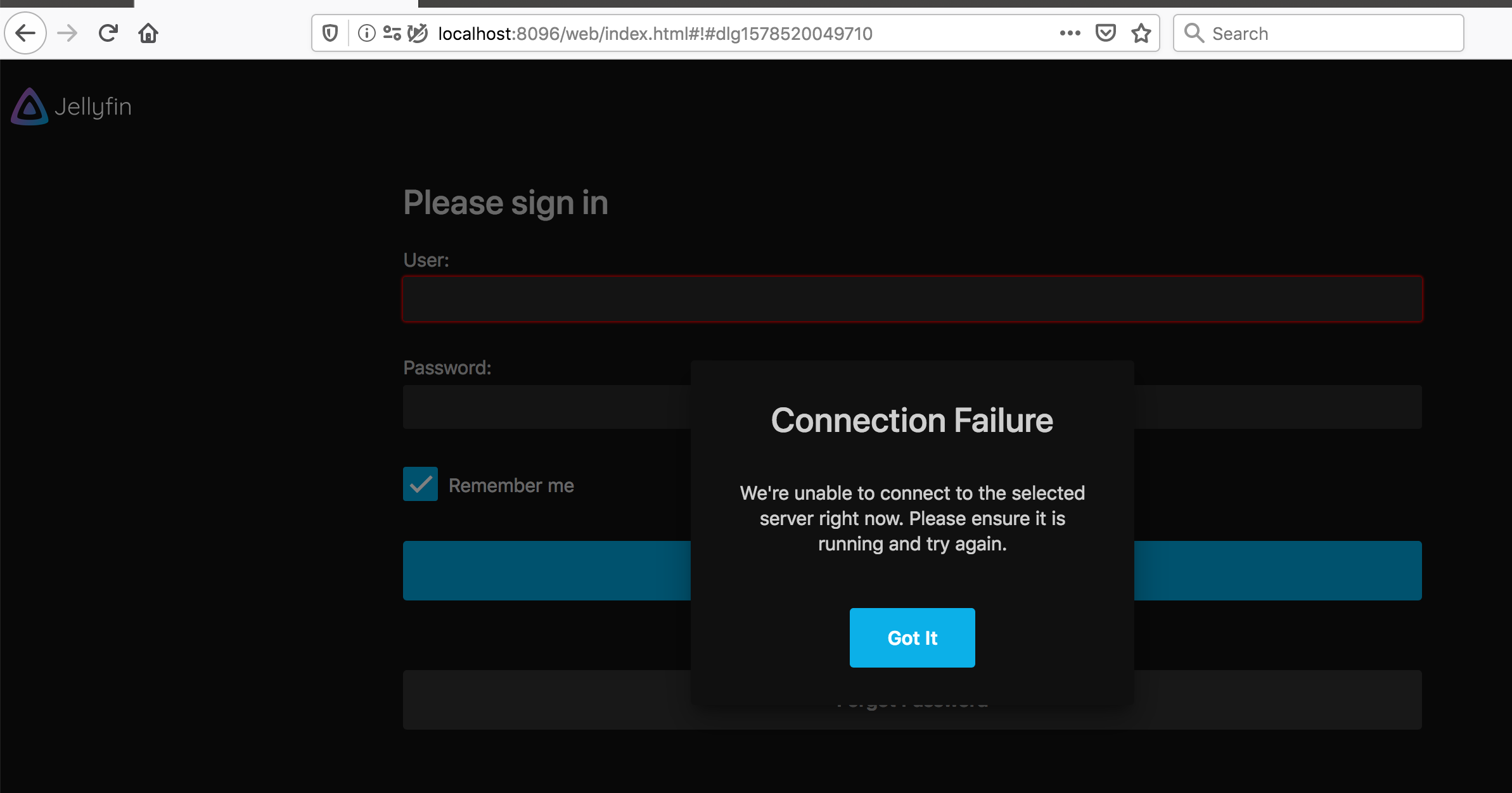 Cannot log using jellyfin 10.4.3 · Issue #2244 · jellyfin/jellyfin · GitHub