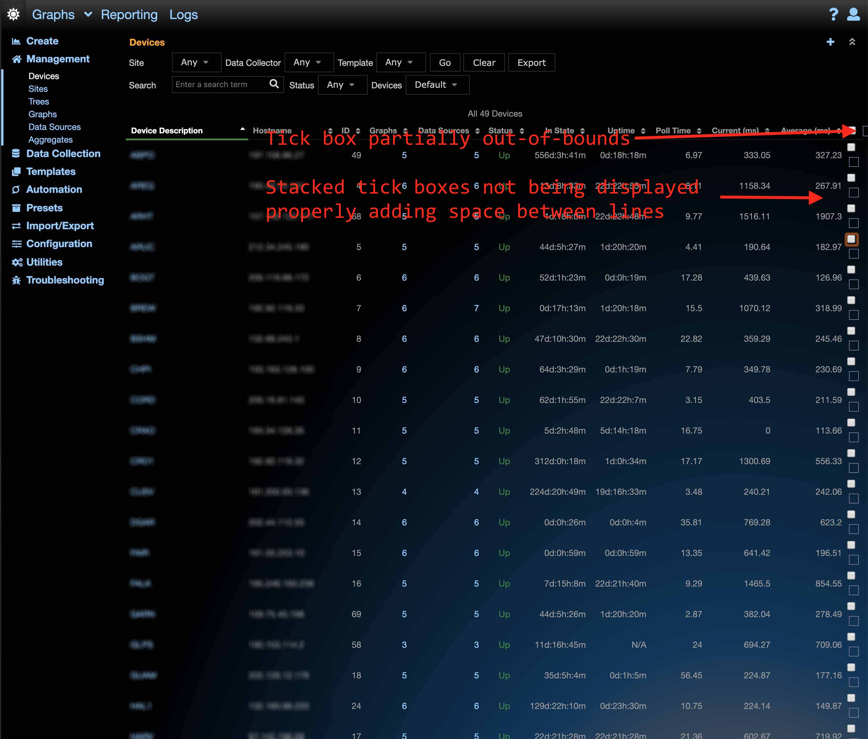 Cacti 1.2.0 - HTML formatting issue in Sunrise Theme · Issue #2271 ...