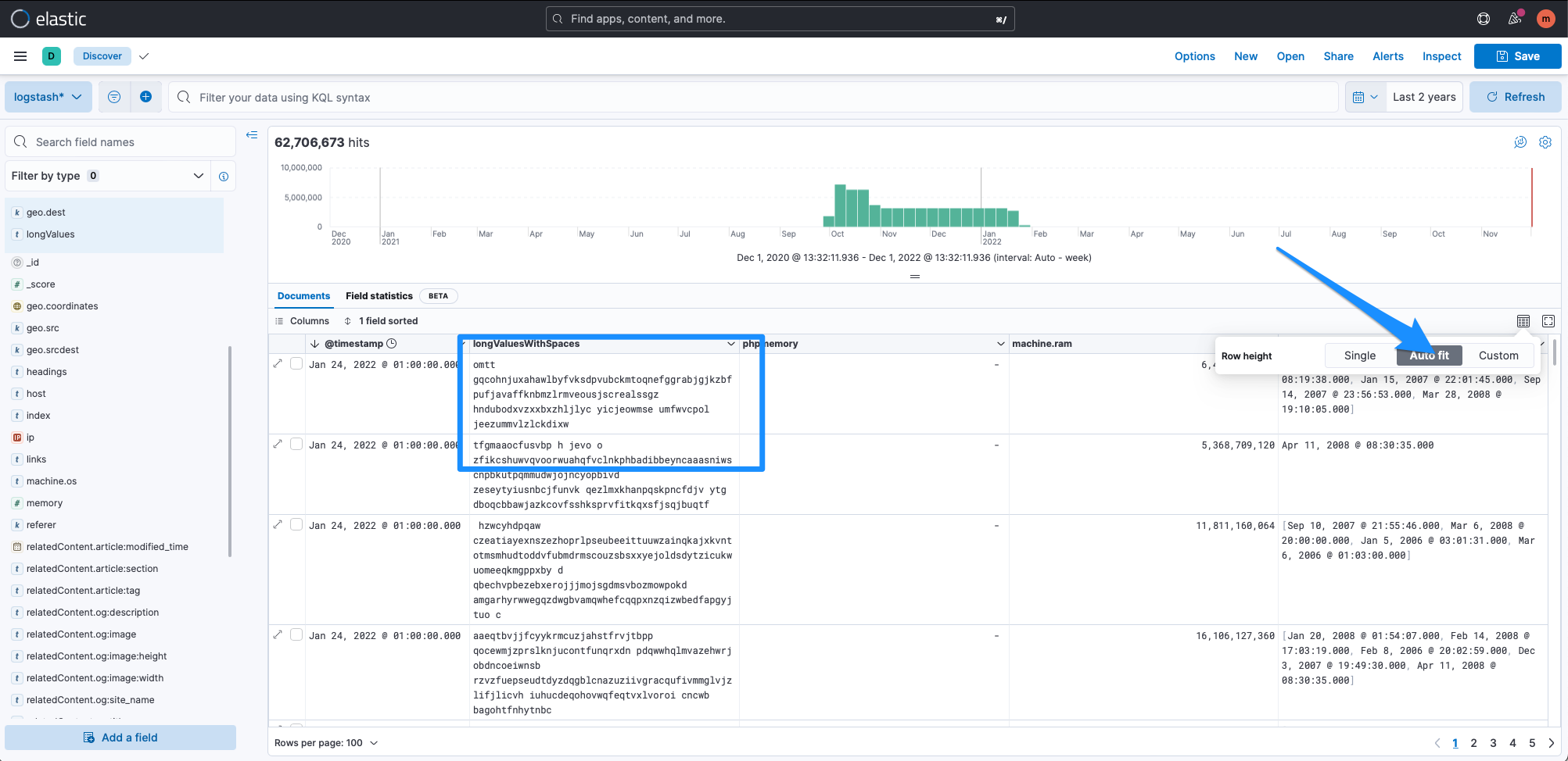 Dynamic field preview size and the ability to have fields expanded ...