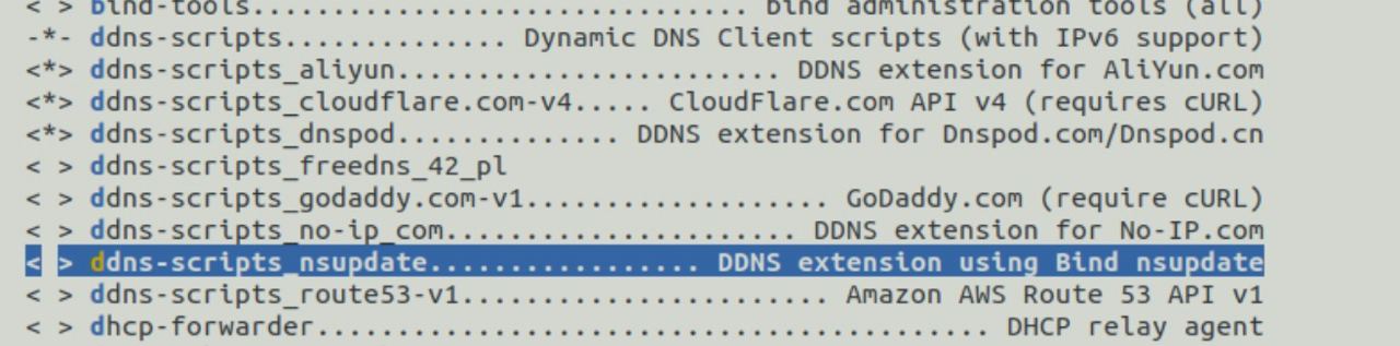编译失败，无法安装ddns-scripts_nsupdate · Issue #7913 · coolsnowwolf/lede · GitHub