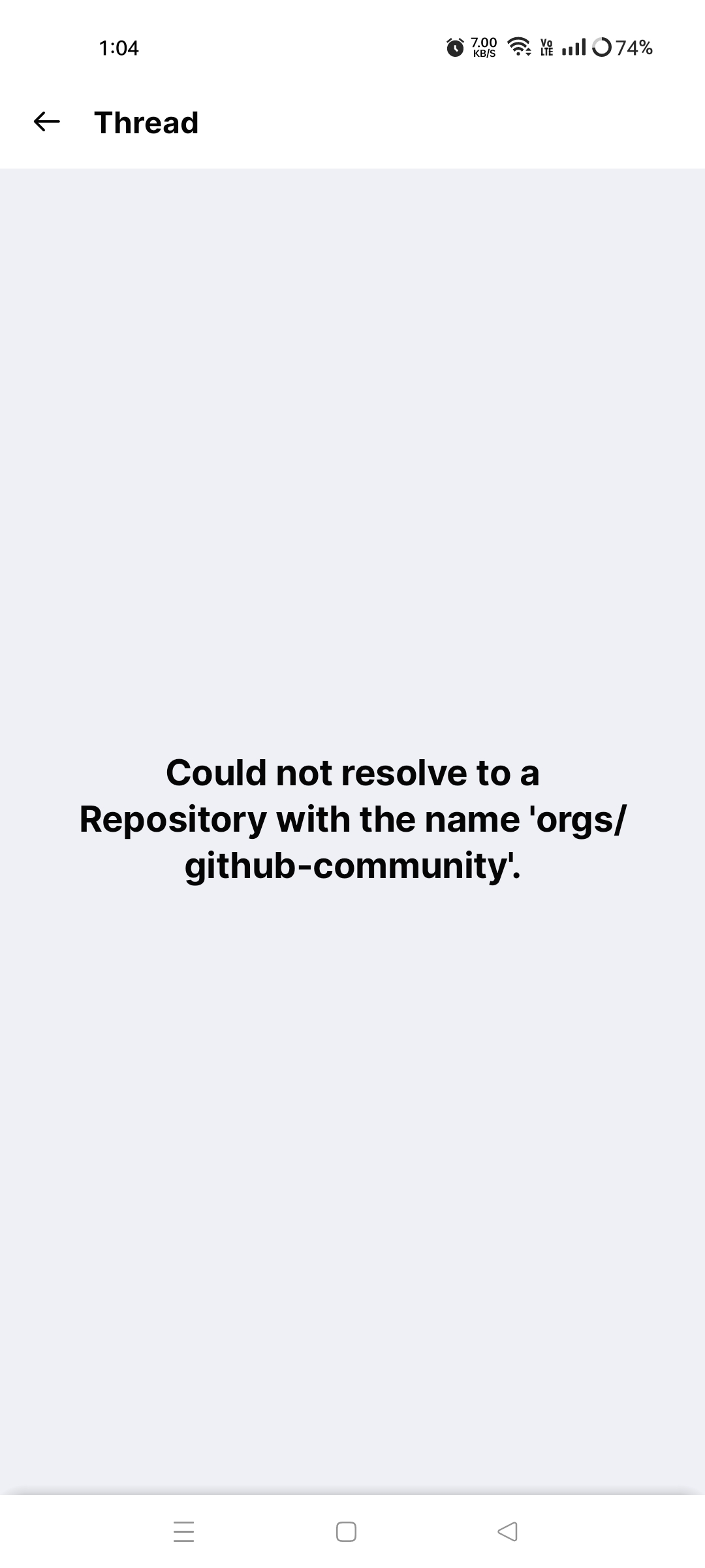 Error in notification · community · Discussion #18787 · GitHub