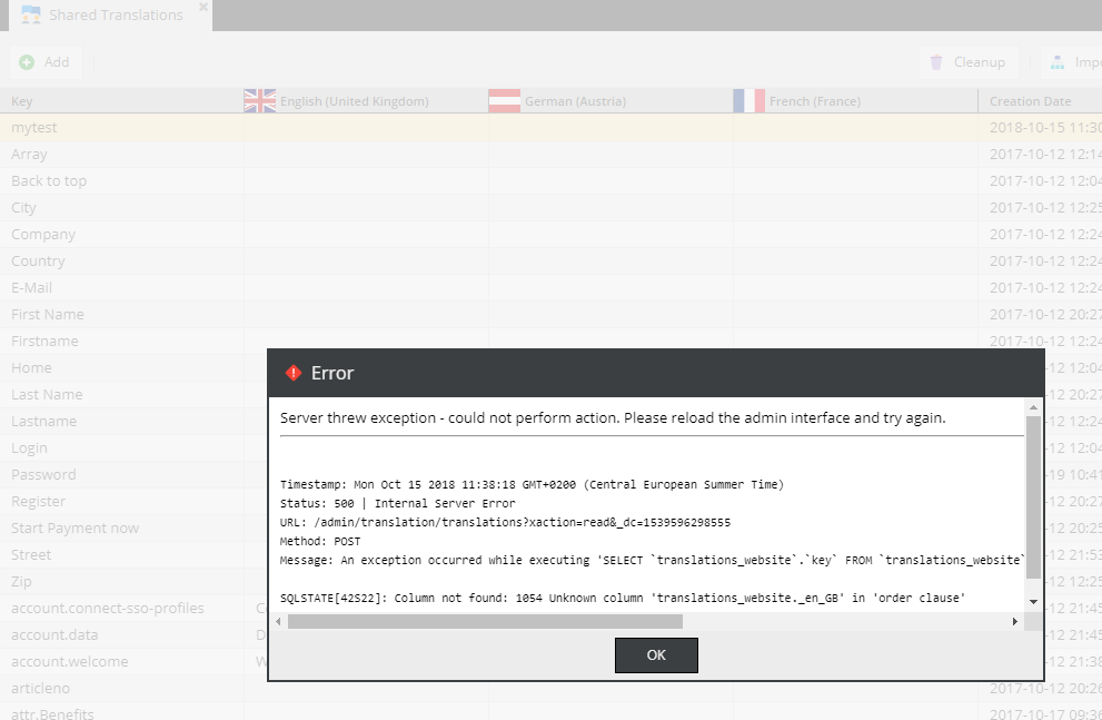 Website translations edit grid does not work · Issue #3472 · pimcore ...