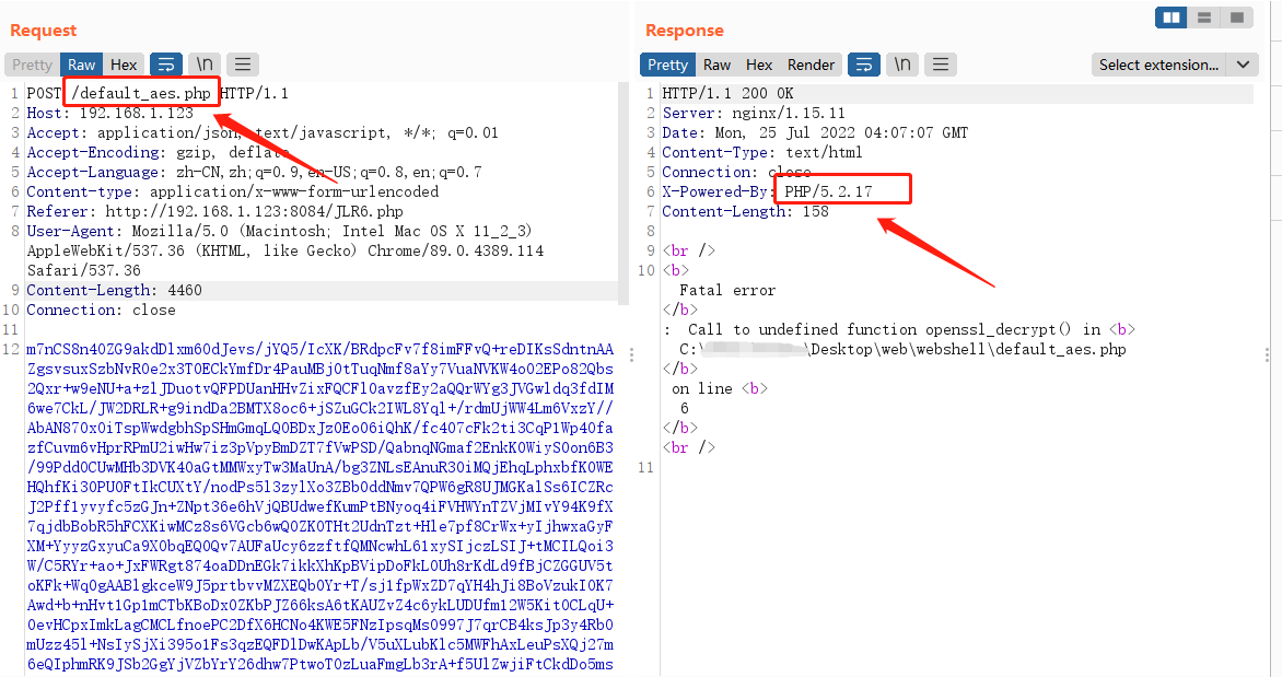 php马default_xor、default_aes协议无法连接 · Issue #195 · rebeyond/Behinder · GitHub