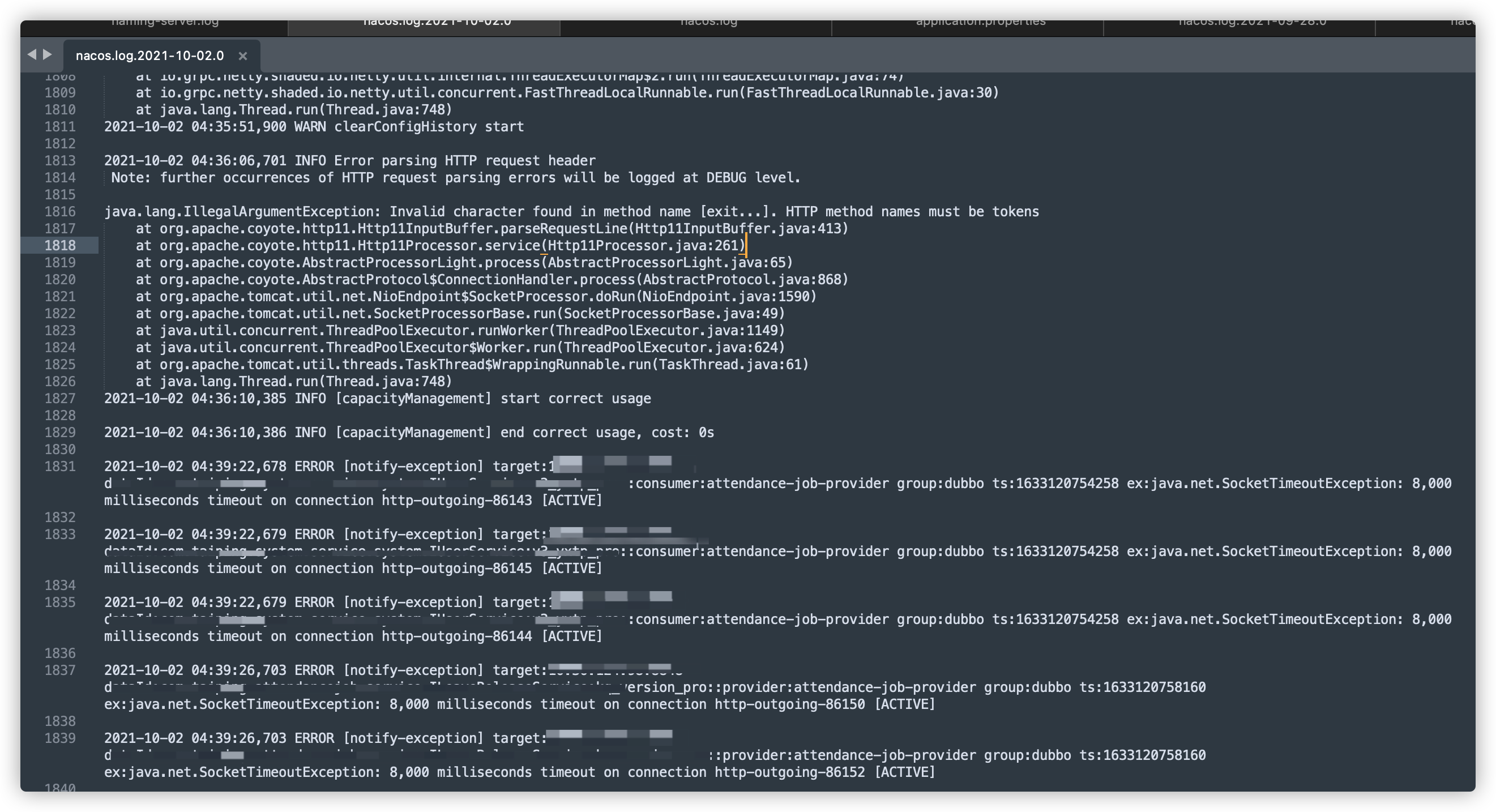 nacos服务端1.4.1版本,运行一段时间后OOM · Issue #7026 · alibaba/nacos · GitHub