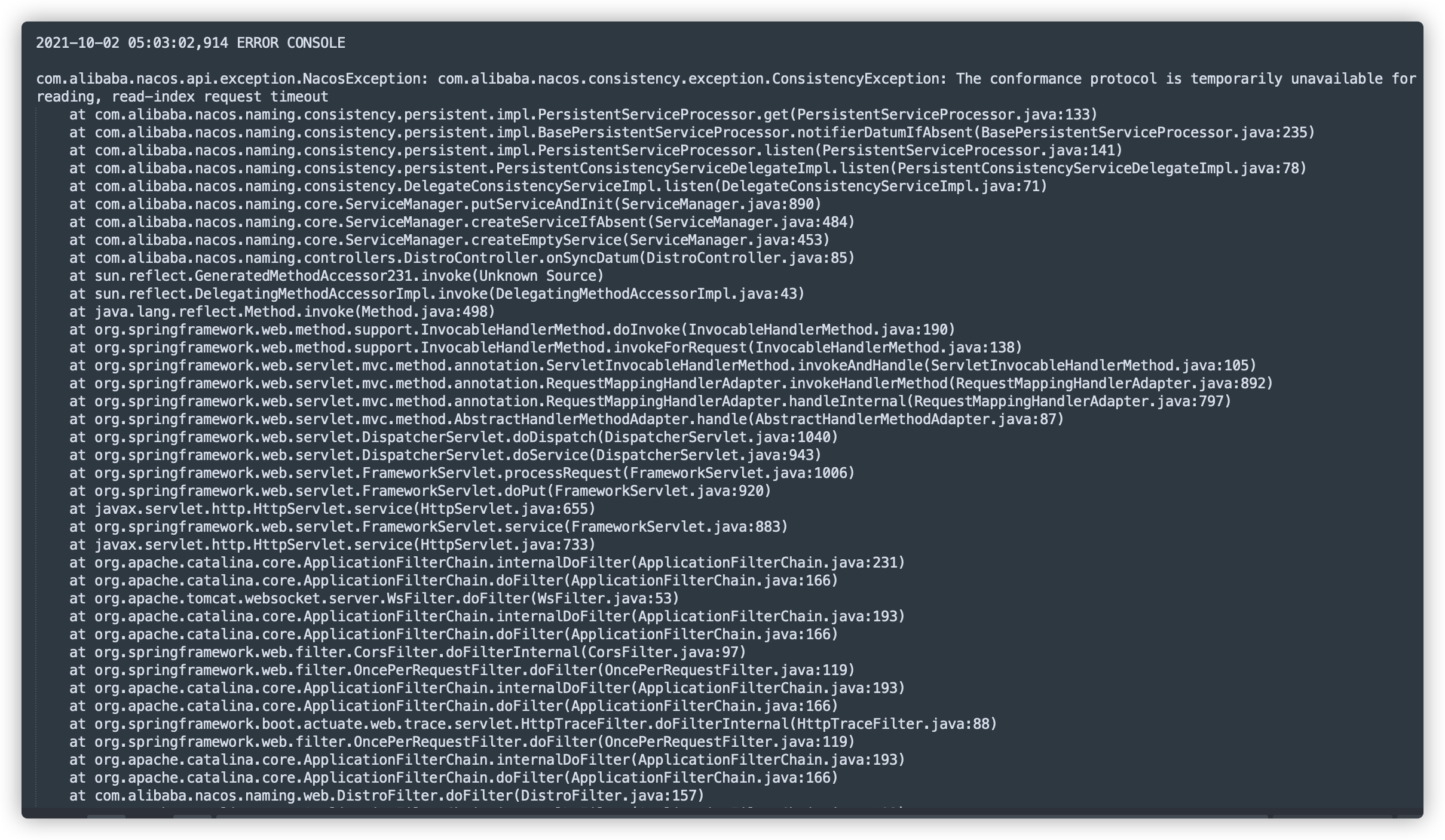 nacos服务端1.4.1版本,运行一段时间后OOM · Issue #7026 · alibaba/nacos · GitHub