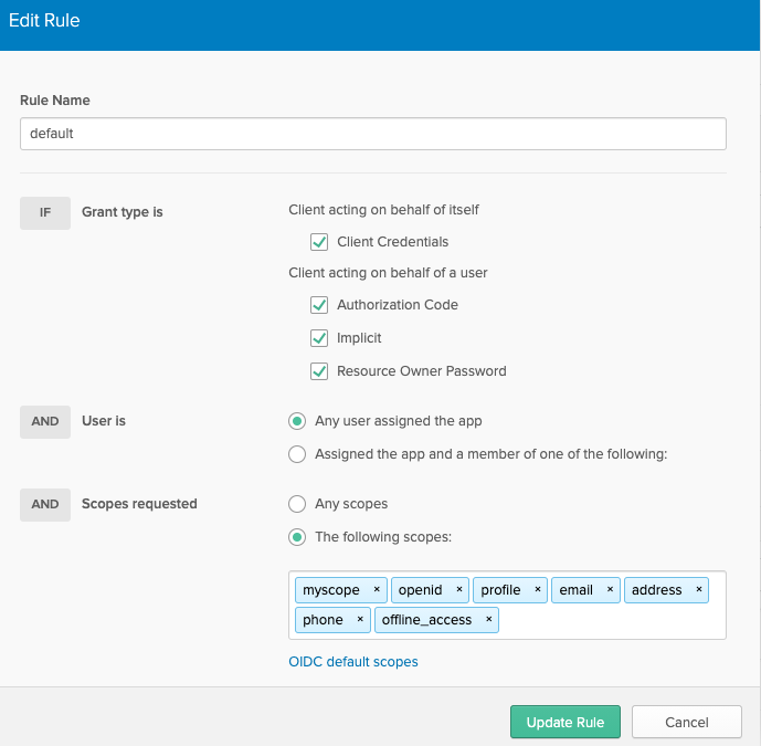 Invalid_scopes Custom scopes are not allowed for this request · Issue