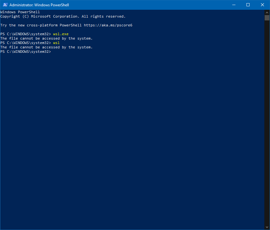 Windows cannot access the specified device / The file cannot be