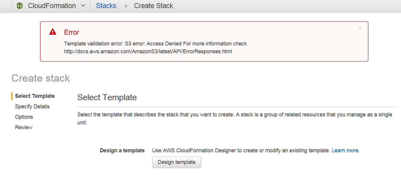 Error while launching the template · Issue #1 · aws-samples/aws ...