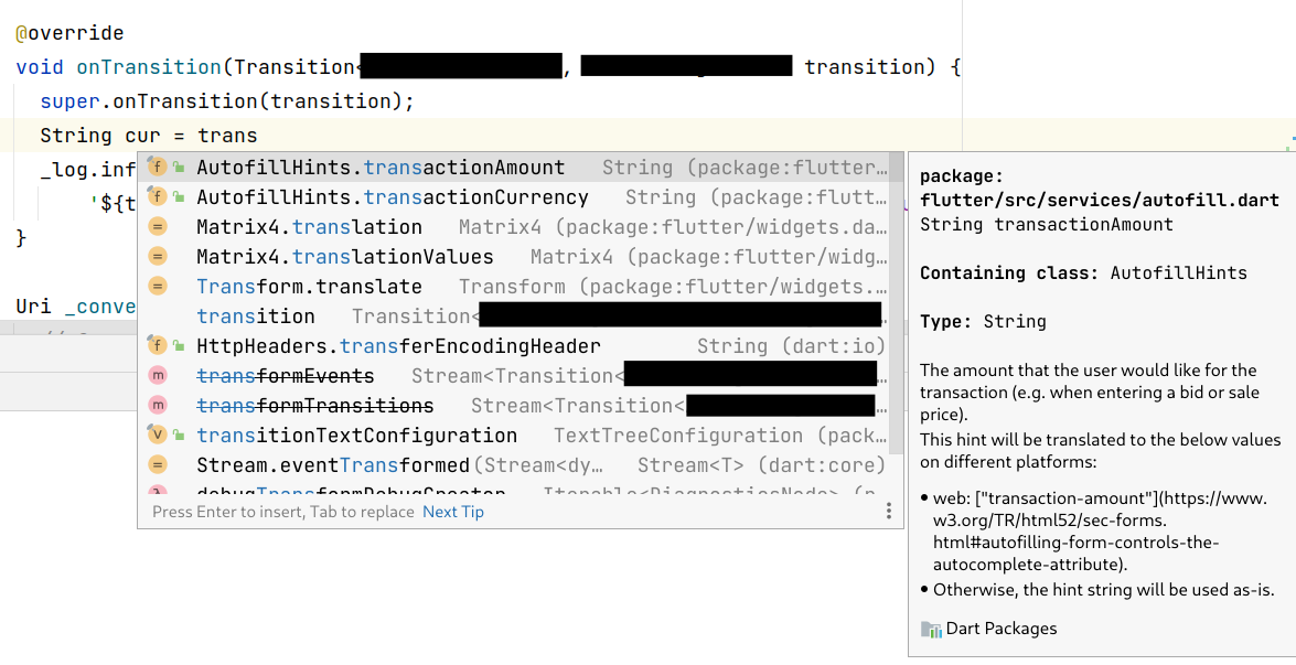 IntelliJ 2020.3: Dart code completion partially bad · Issue #44653 ...