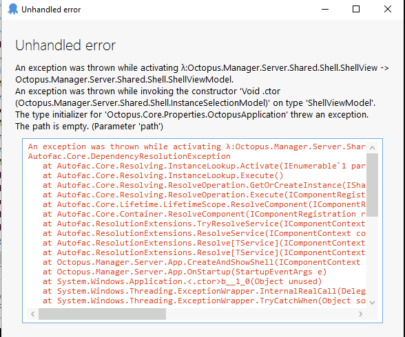 Server Manager fails to start in 2021.2 and newer. · Issue #6974 ...