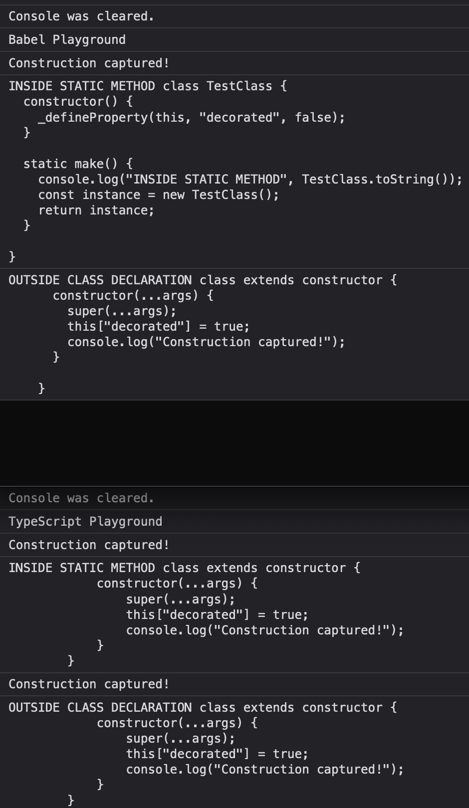 [Bug]: When using legacy decorators, accessing a class in a static ...