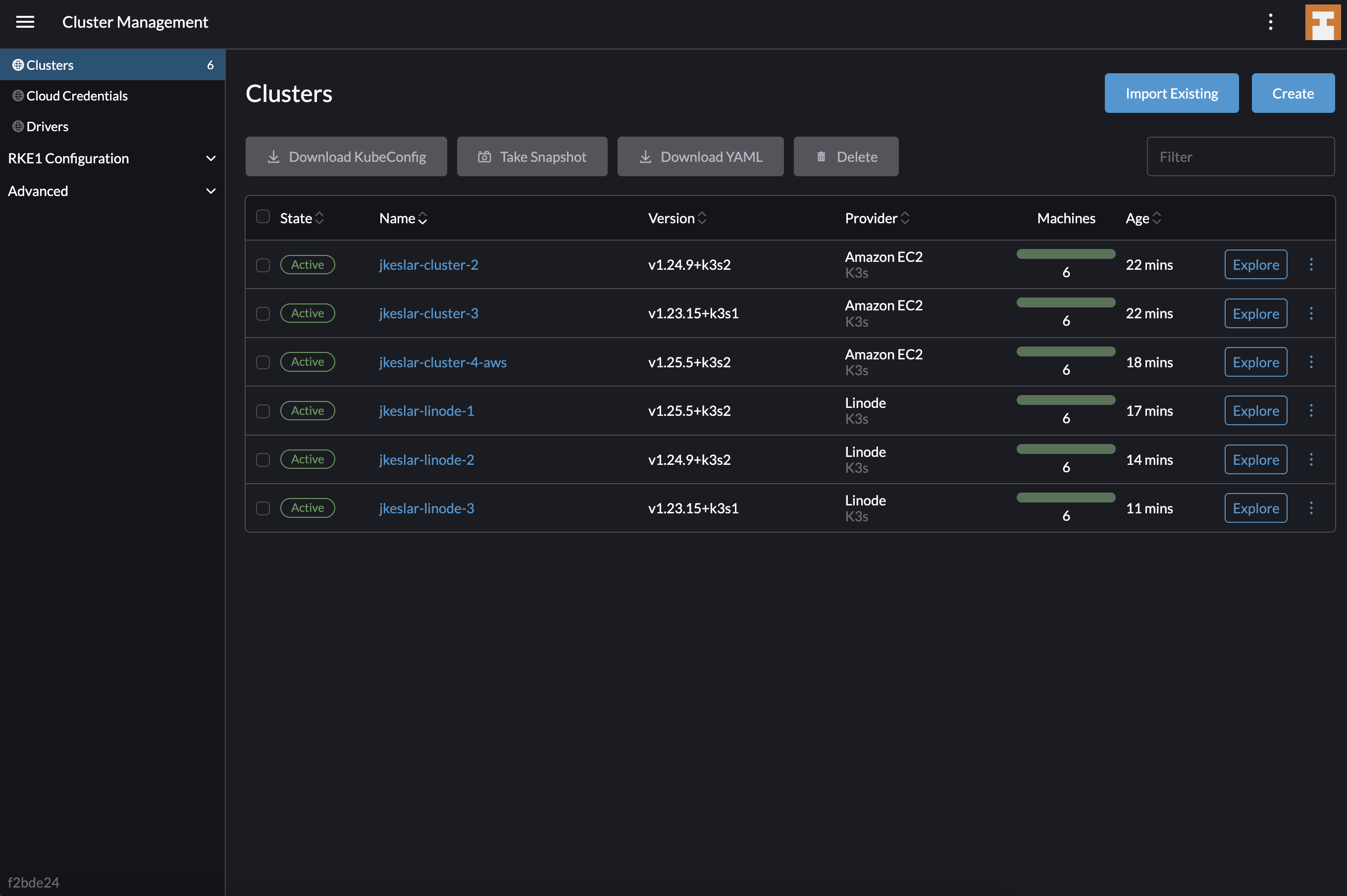 [BUG] Downstream k3s Node driver clusters fail to provision when etcd ...
