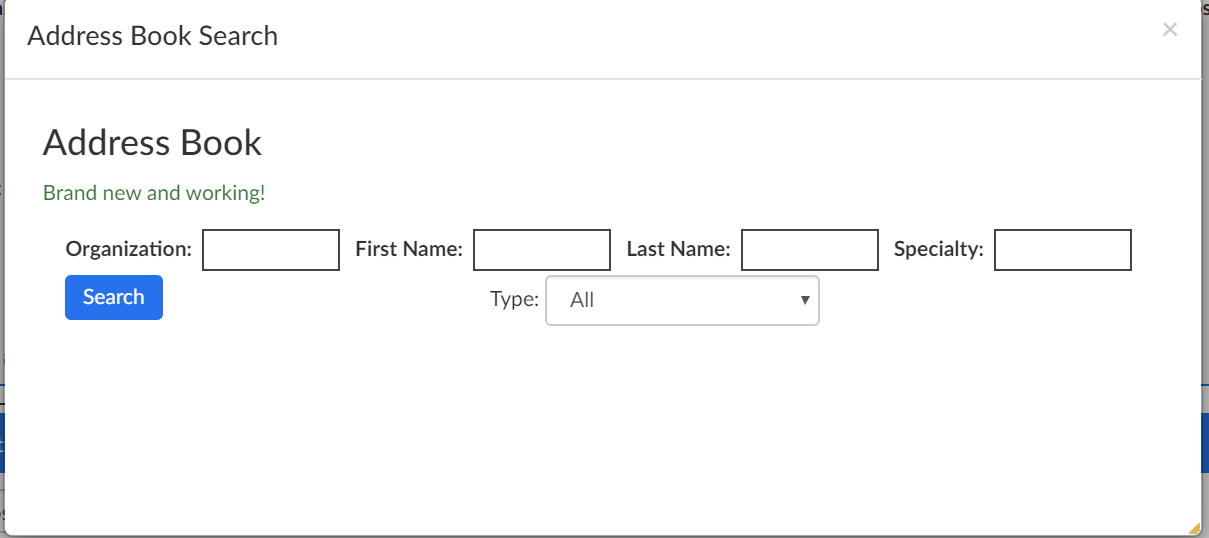 Move Address Book into separate SQL Table & Make it easier to lookup