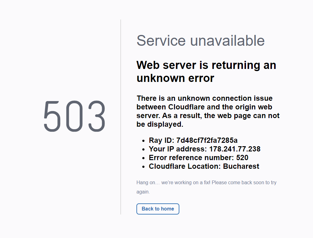 Ethereum Classic: 503 Service Unavailable · Issue #7676 · blockscout ...