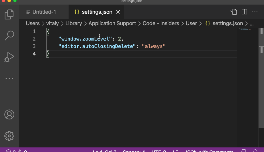 Delete matching closing bracket even if it is lower in the file · Issue
