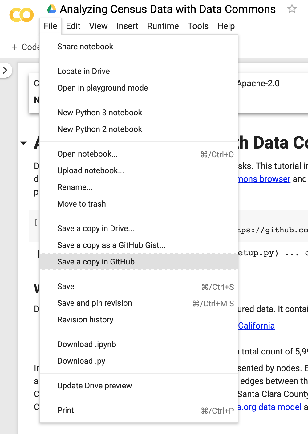 How to save to a GitHub repository.