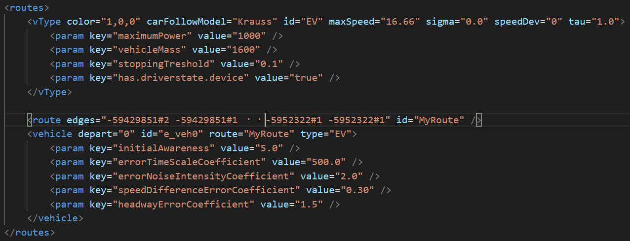 Driver state parameters are not reflected to the simulation results ...