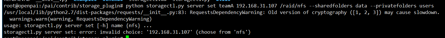 Add nfs plugin with dev-box error · Issue #2509 · microsoft/pai · GitHub