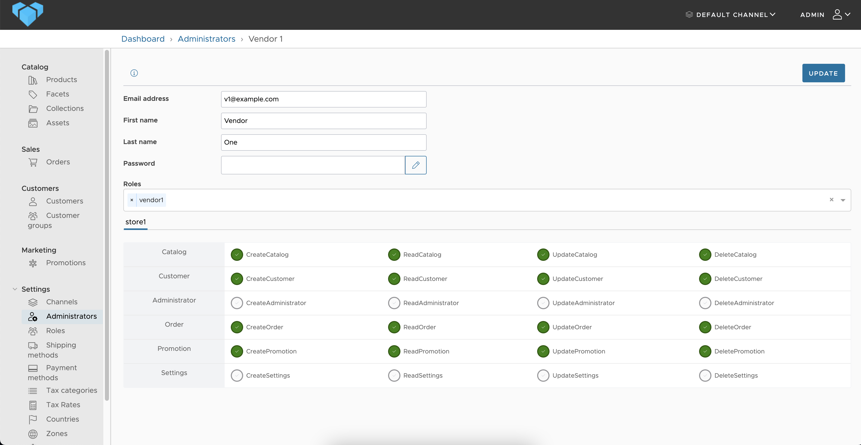 assets access from limited admin account · Issue #778 · vendure ...