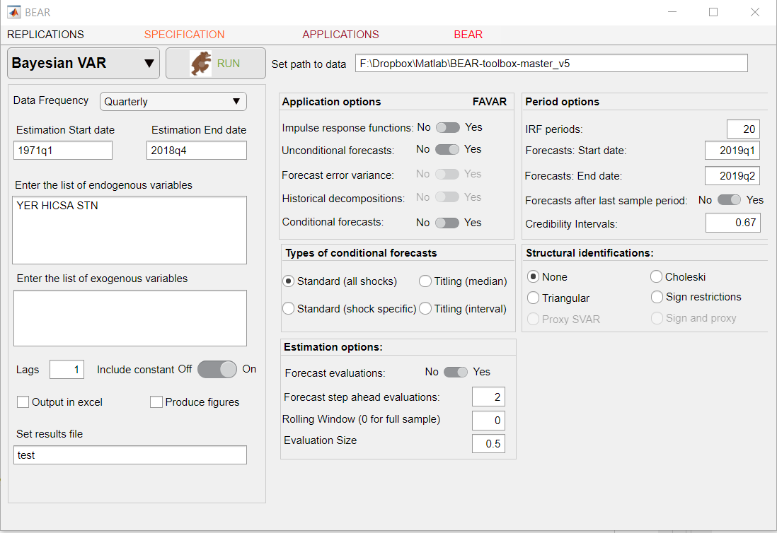 Forecasting with a BVAR and 1 lag throws an error in arbicloop · Issue ...