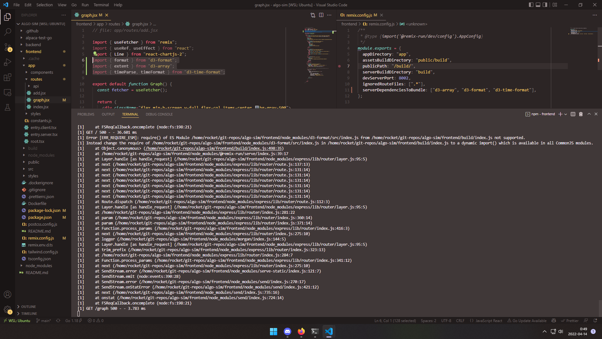 Using D3 in Remix. · remix-run remix · Discussion #2686 · GitHub