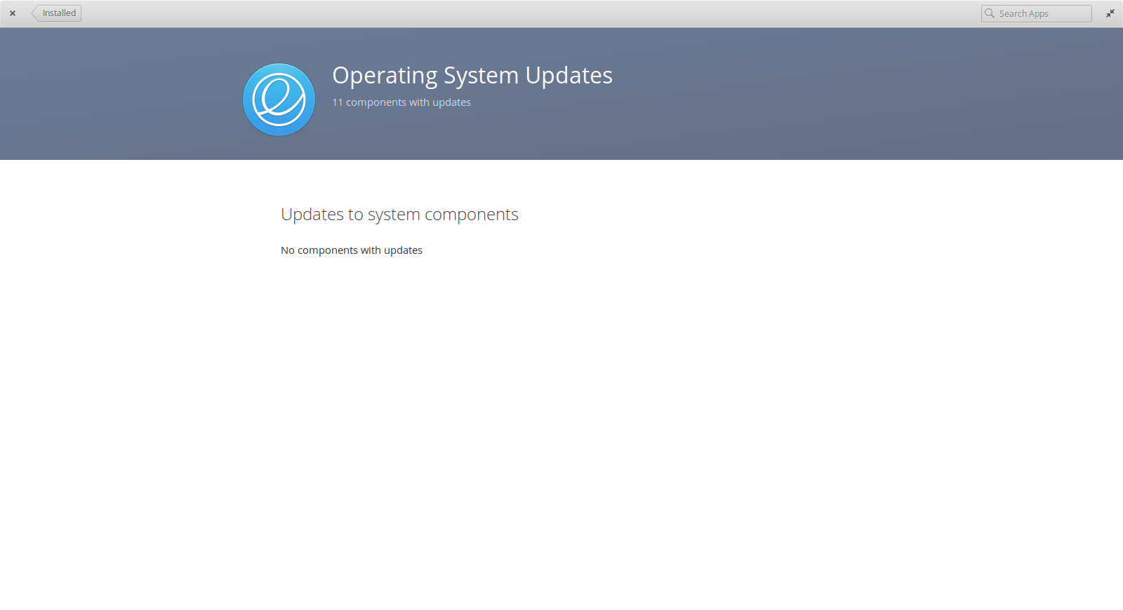When all updates are done, this should also be reflected in the wording ...