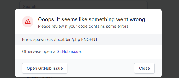 Error opening local project in windows · Issue #106 · beyondcode ...