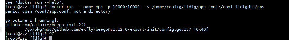 使用docker 启动的时候起不来 · Issue #837 · ehang-io/nps · GitHub