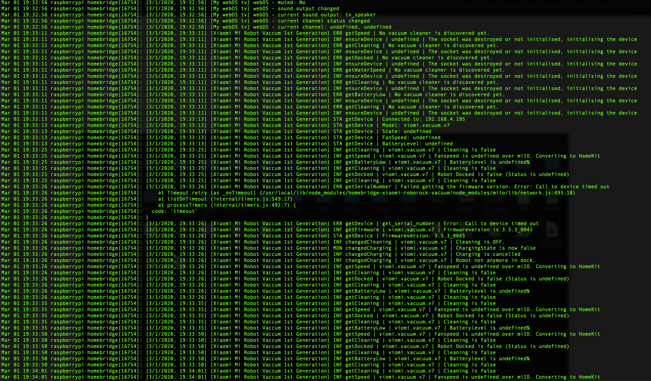 viomi.vacuum.v7 ? · Issue #100 · homebridge-xiaomi-roborock-vacuum ...