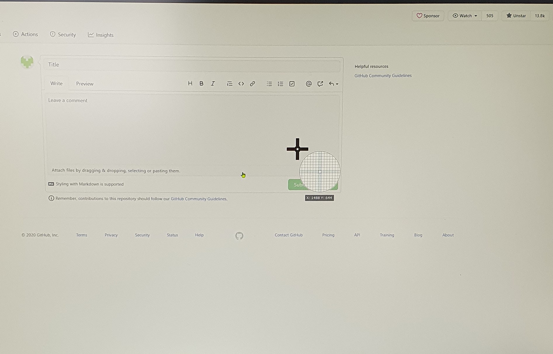 [BUG] Wrong presentation of mouse pointer with adjustet pointer size ...