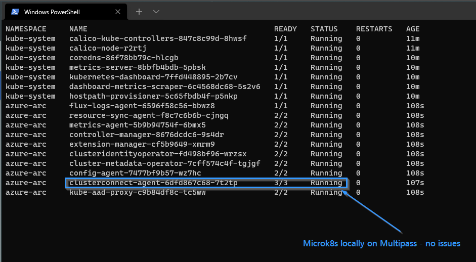 Microk8s installation on Azure VM not working, same script works on