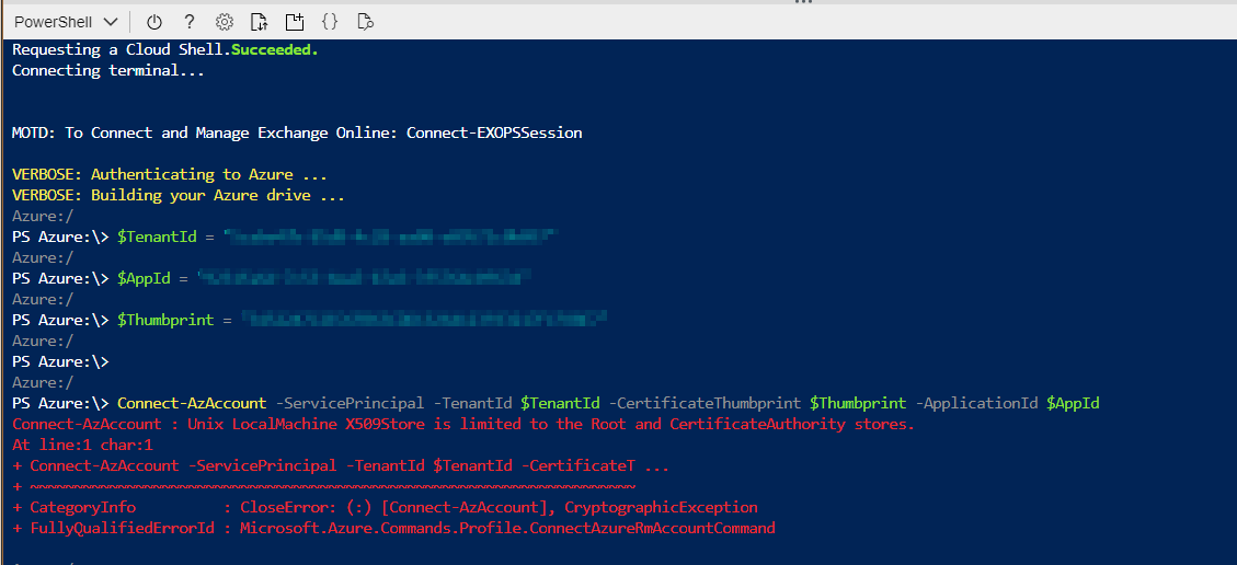 azuread powershell 7