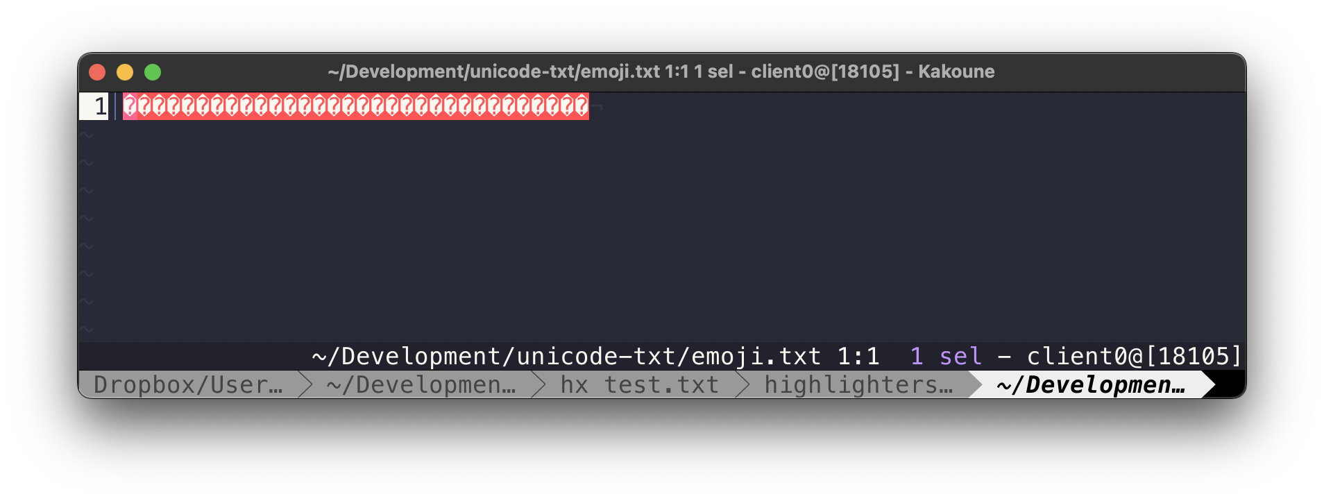 emoji support · Issue #3059 · mawww/kakoune · GitHub