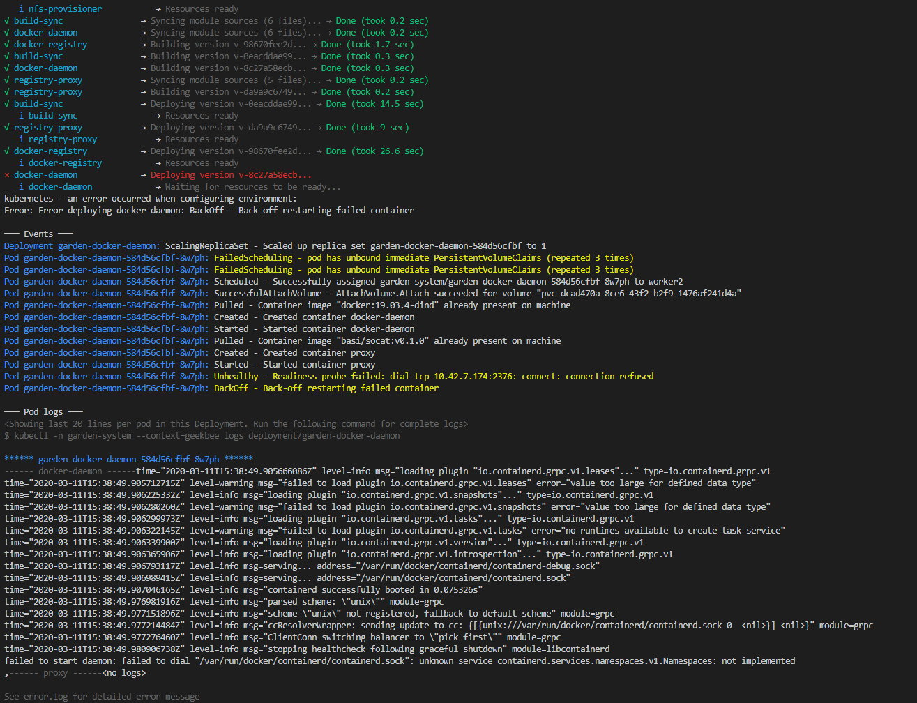 docker-daemon failed to load plugin · Issue #1689 · garden-io/garden ...