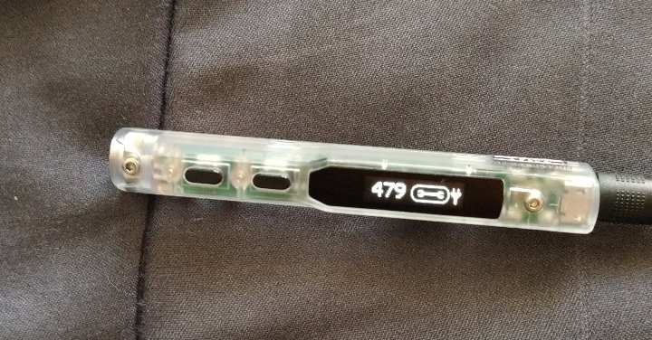just the tip  is missing