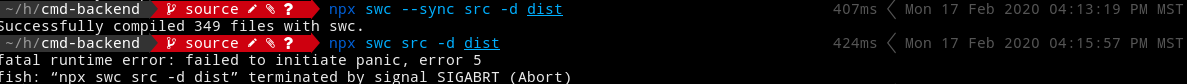 panic: swc on typescript directory · Issue #675 · swc-project/swc · GitHub
