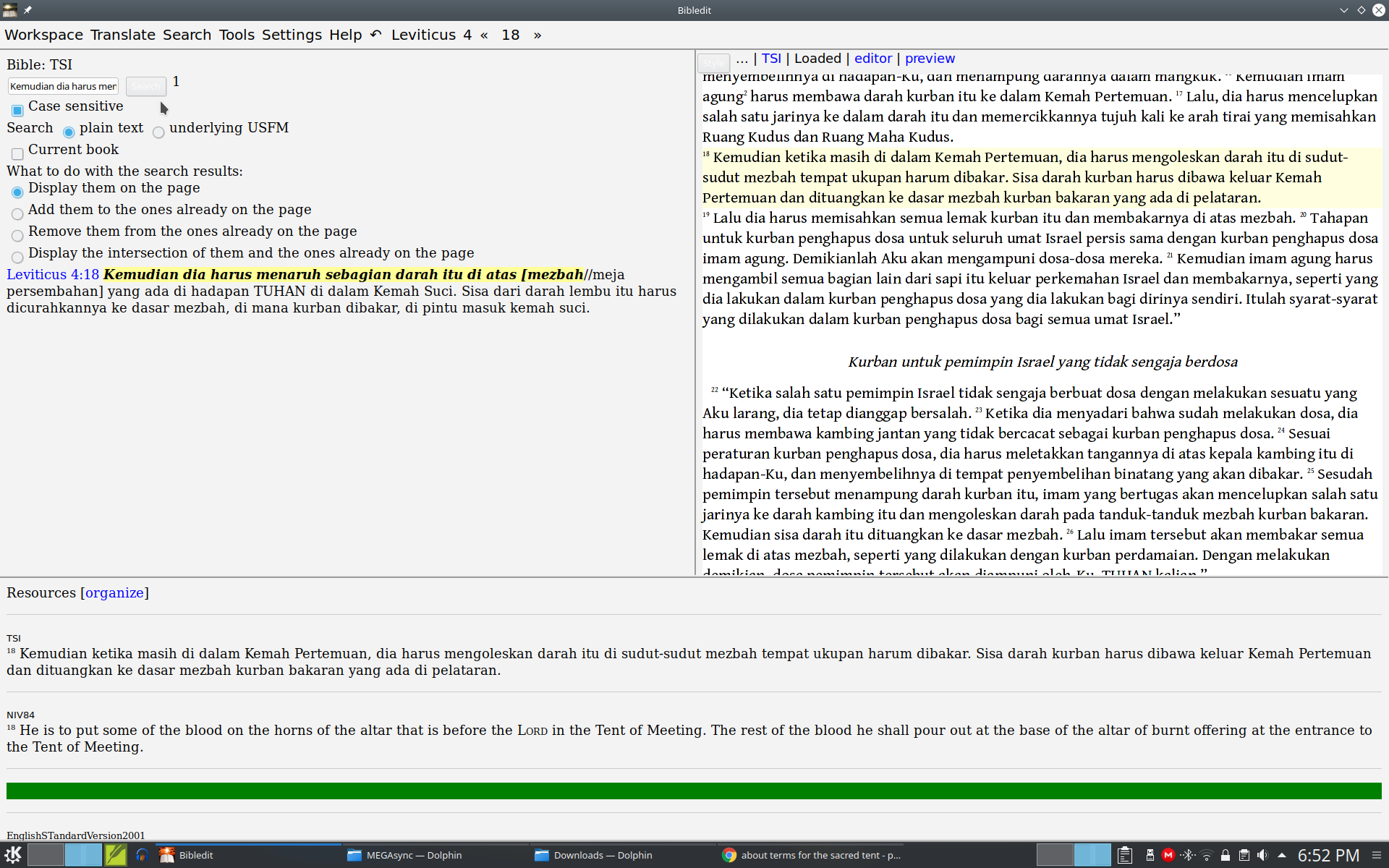 amazing bug in search results · Issue #286 · bibledit/cloud · GitHub